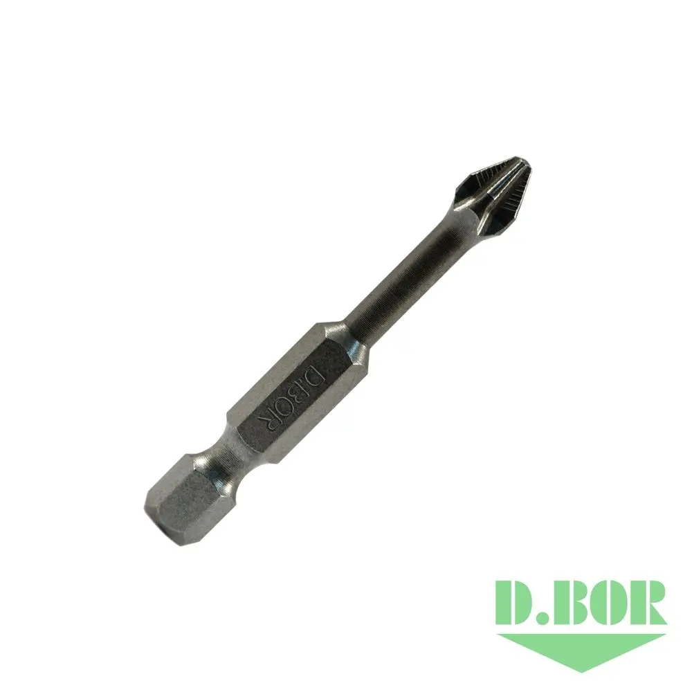 D.BOR Биты PH2 x 50 мм Magnetic logo