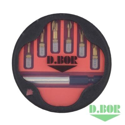 Набор бит из 7 предметов D.BOR Art.D-SET-07E-1-TIN logo