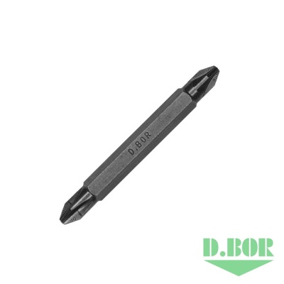 D.BOR Биты PH2-PZ2 x 60 мм Magnetic logo
