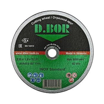 D.BOR абразивный отрезной диск INOX Standard 230x19